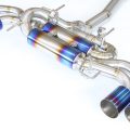 Amuse R1TITAN R1000 Nardo Spec Downpipe Back Exhaust w/Gold Ring - GT-R R35