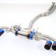 Amuse R1TITAN R1000 Nardo Spec Downpipe Back Exhaust w/Gold Ring - GT-R R35