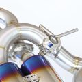 Amuse R1TITAN R1000 Nardo Spec Downpipe Back Exhaust w/Gold Ring - GT-R R35