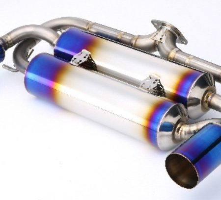 Amuse R1TITAN Extra Axleback Exhaust w/Gold Ring - MX-5 NCEC