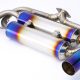 Amuse R1TITAN Extra Axleback Exhaust w/Gold Ring - MX-5 NCEC
