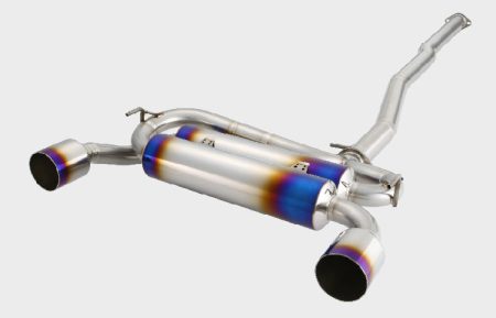 Amuse R1TITAN RS Silent Catback Exhaust W/Gold Ring - EVO X CZ4A