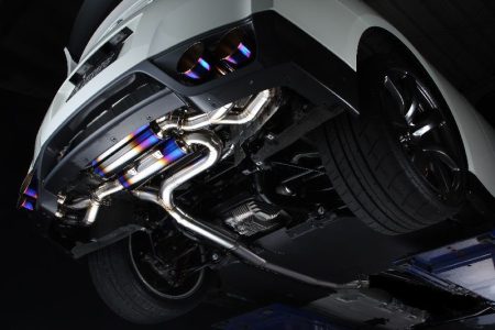Amuse R1TITAN RS-Silent Catback Exhaust w/Gold Ring - GT-R R35