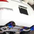Amuse R1TITAN Extra Axleback w/Gold Ring - 350Z Z33