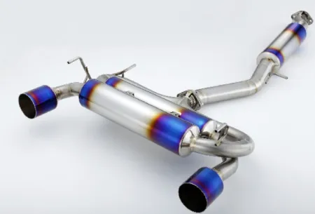 Amuse R1TITAN Extra Axleback w/Gold Ring - 350Z Z33