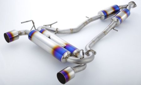 Amuse R1TITAN RS Silent Axleback w/Gold Ring - 350Z Z33