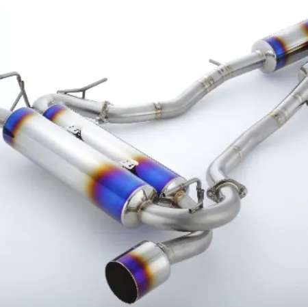 Amuse R1TITAN RS Silent Axleback w/Gold Ring - 350Z Z33