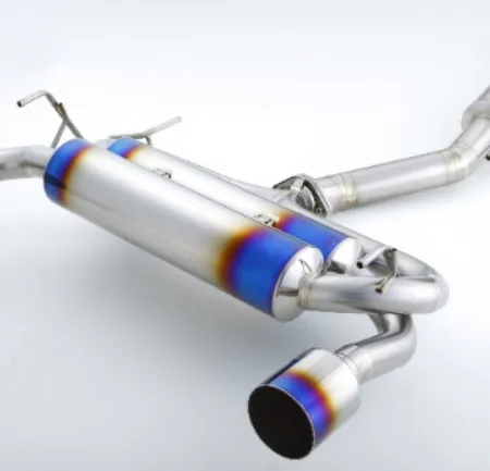 Amuse R1TITAN Extra Axleback w/Gold Ring - 370Z NISMO Z34
