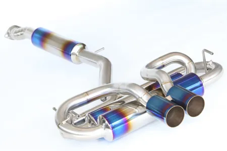 Amuse R1TITAN 20th Center Axleback w/Gold Ring - 370Z Z34