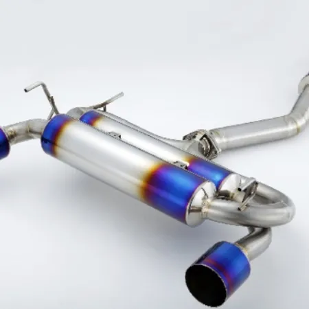 Amuse R1TITAN Extra Axleback w/Gold Ring - 370Z Z34