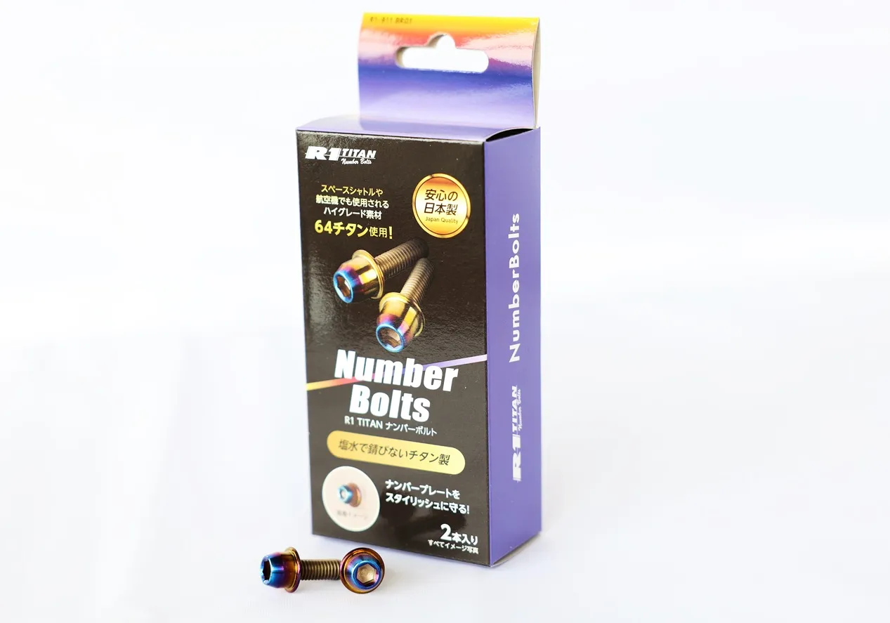 R1TITAN Number Plate Bolts