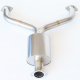 R1TITAN 90mm Silent Front Pipe - Nissan 370Z