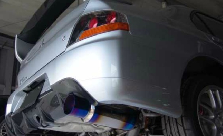 R1TITAN STTI-80+Sub Exhaust - Mitsubishi EVO 9 RS/GT/GSR