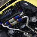R1TITAN EXTRA STTI Gold Ring exhaust for Nissan Z RZ34