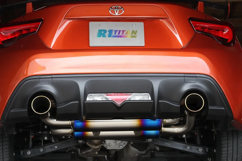 最終値下げ　86 BRZ アミューズ　フルチタンマフラー　R1チタン　amuse amuse R1TITAN EXTRA STTI Gold Ring Exhaust - Scion FRS / Subaru